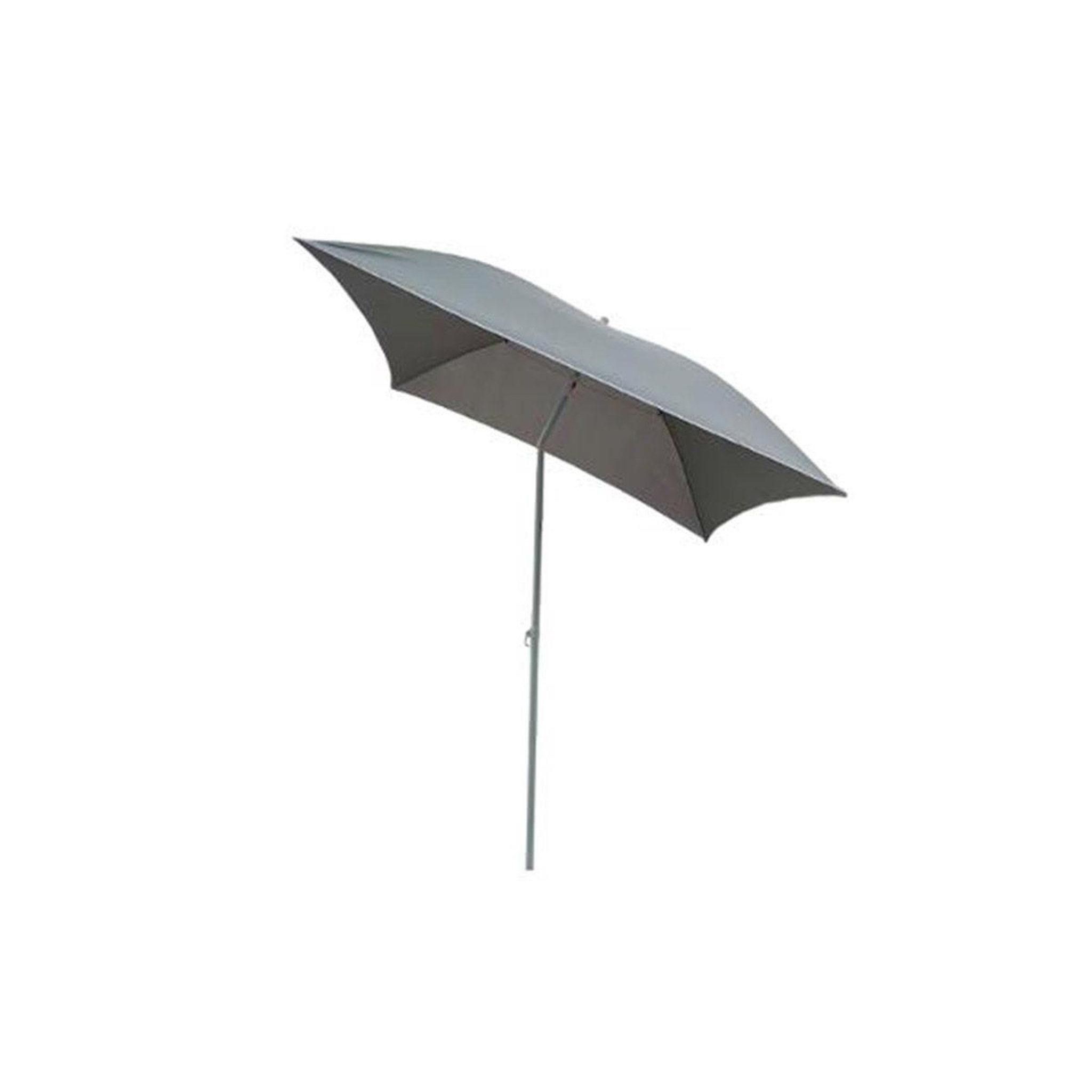 Voir la diapositive 2 : HESPERIDE Parasol de plage carré  helenie  172cm gris