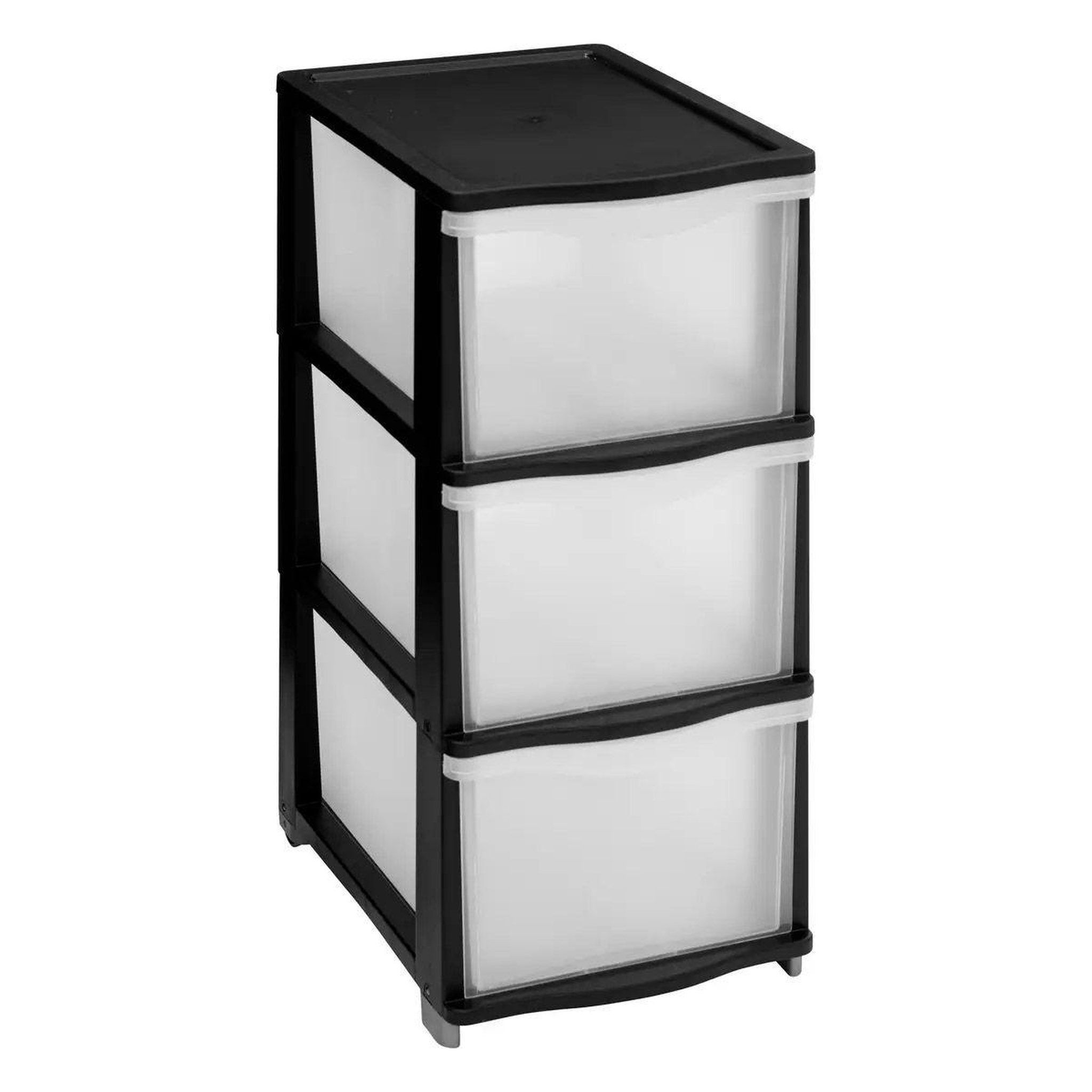 FIVE Tour de rangement 3 tiroirs  tom  63cm noir