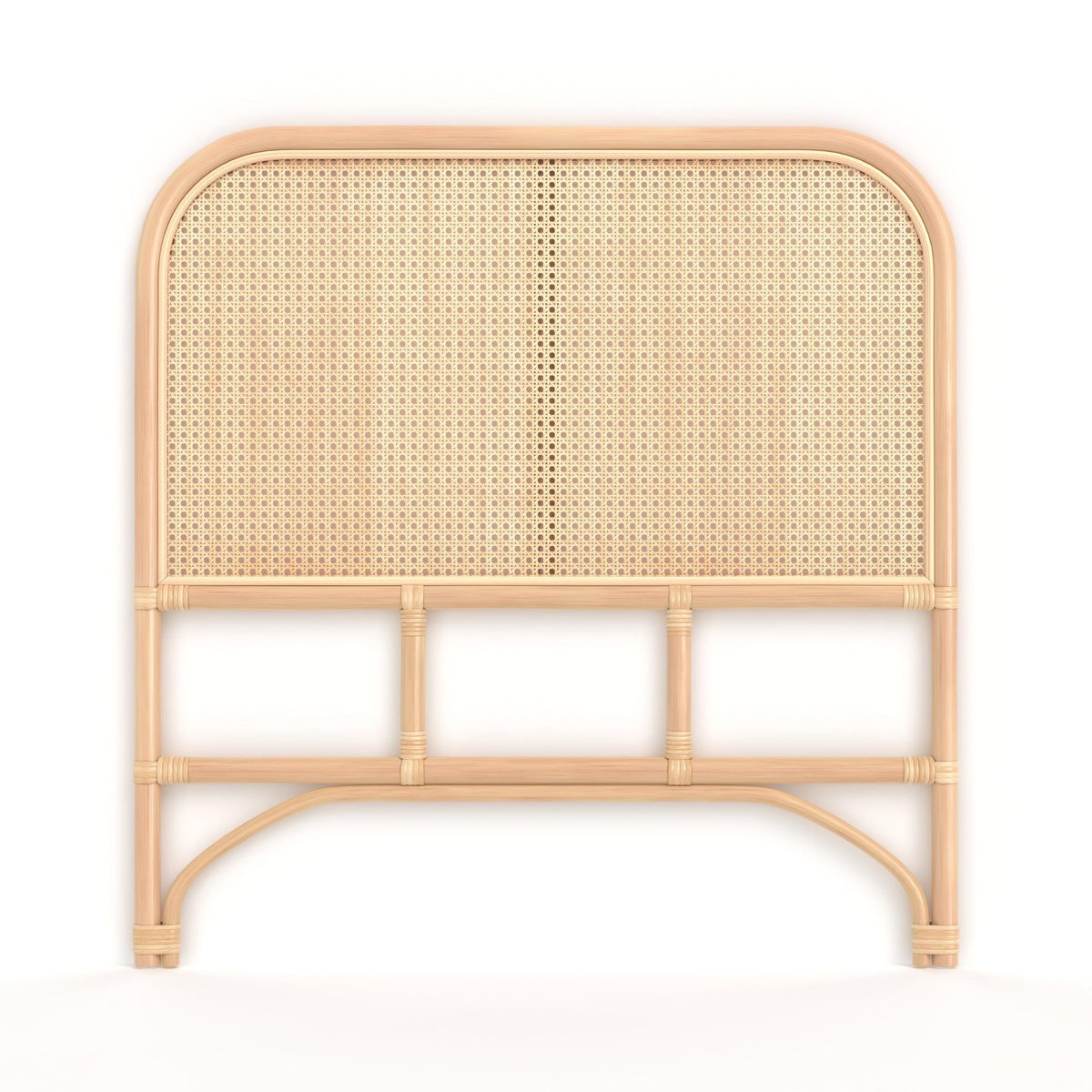 Rendez vous déco Tête de lit en rotin et cannage 90 cm-Naïra
