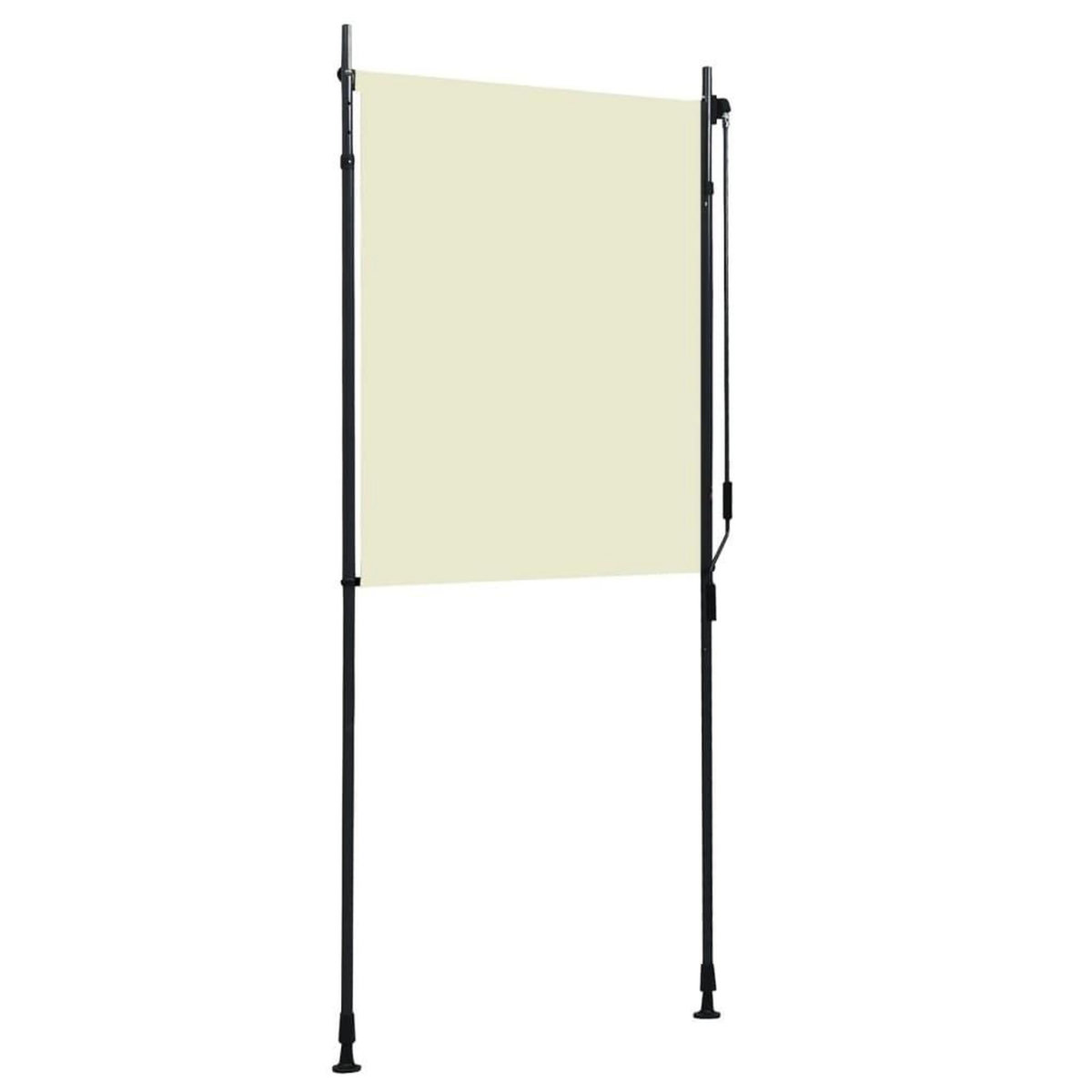 VIDAXL Store roulant d'exterieur 100 x 270 cm Creme