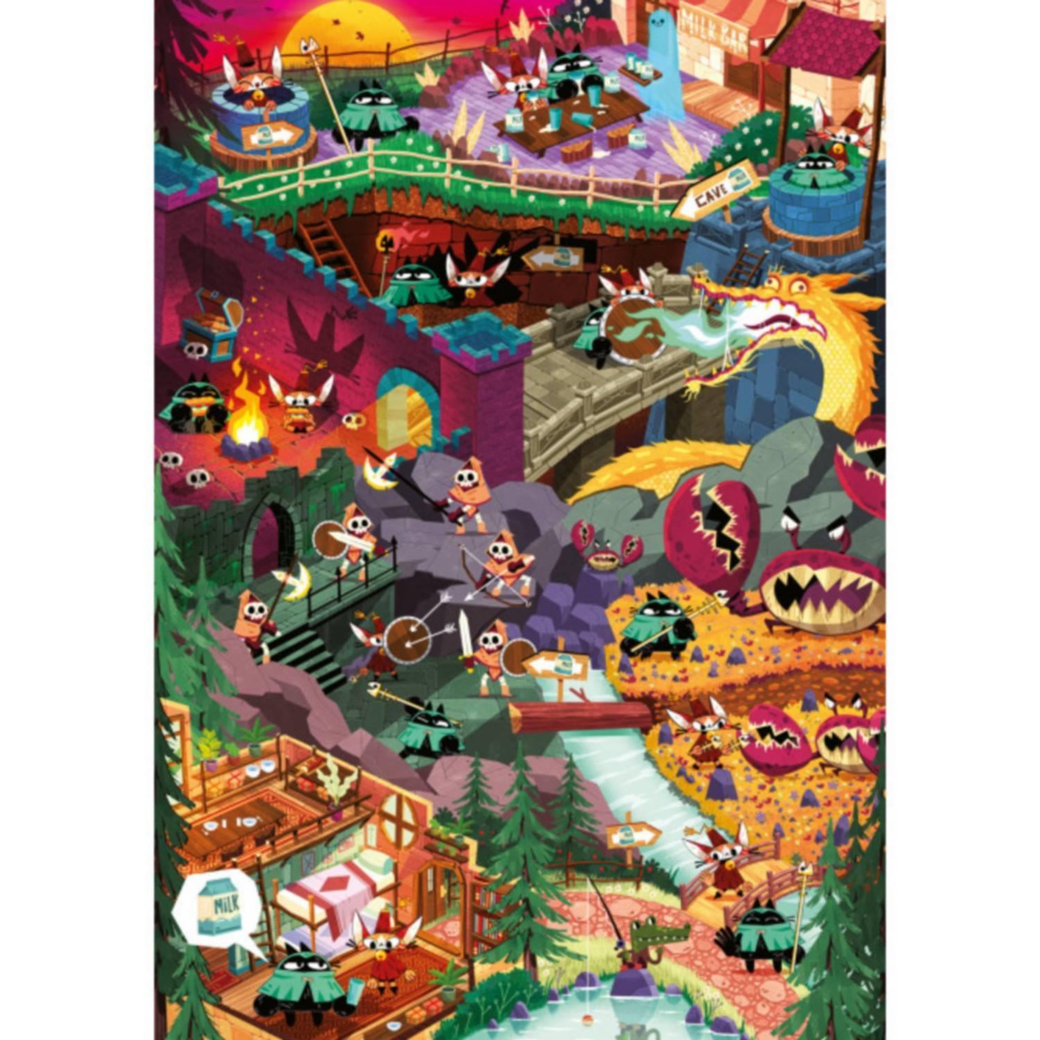 Iello Puzzle 1000 pièces : barre de lait