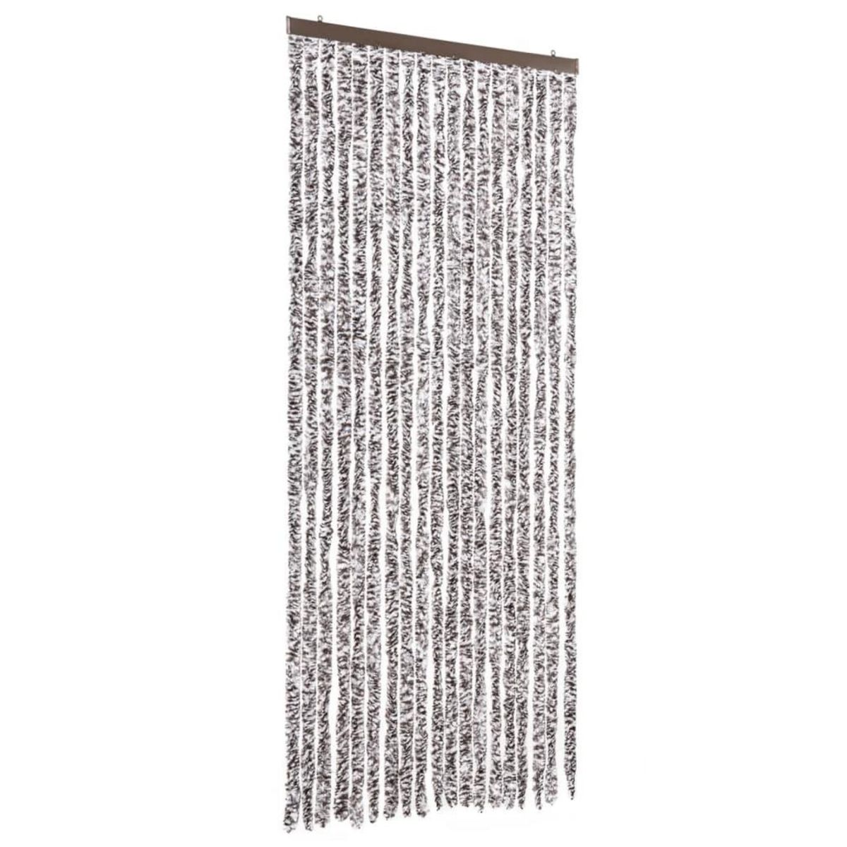VIDAXL Moustiquaire Marron et beige 56x200 cm Chenille