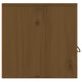 Voir la diapositive 5 : VIDAXL Armoires murales 2pcs Marron miel 60x30x30cm Bois de pin massif