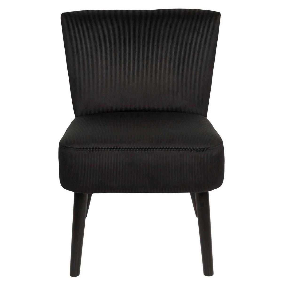 The Home Deco Factory Fauteuil crapaud en velours Giulia