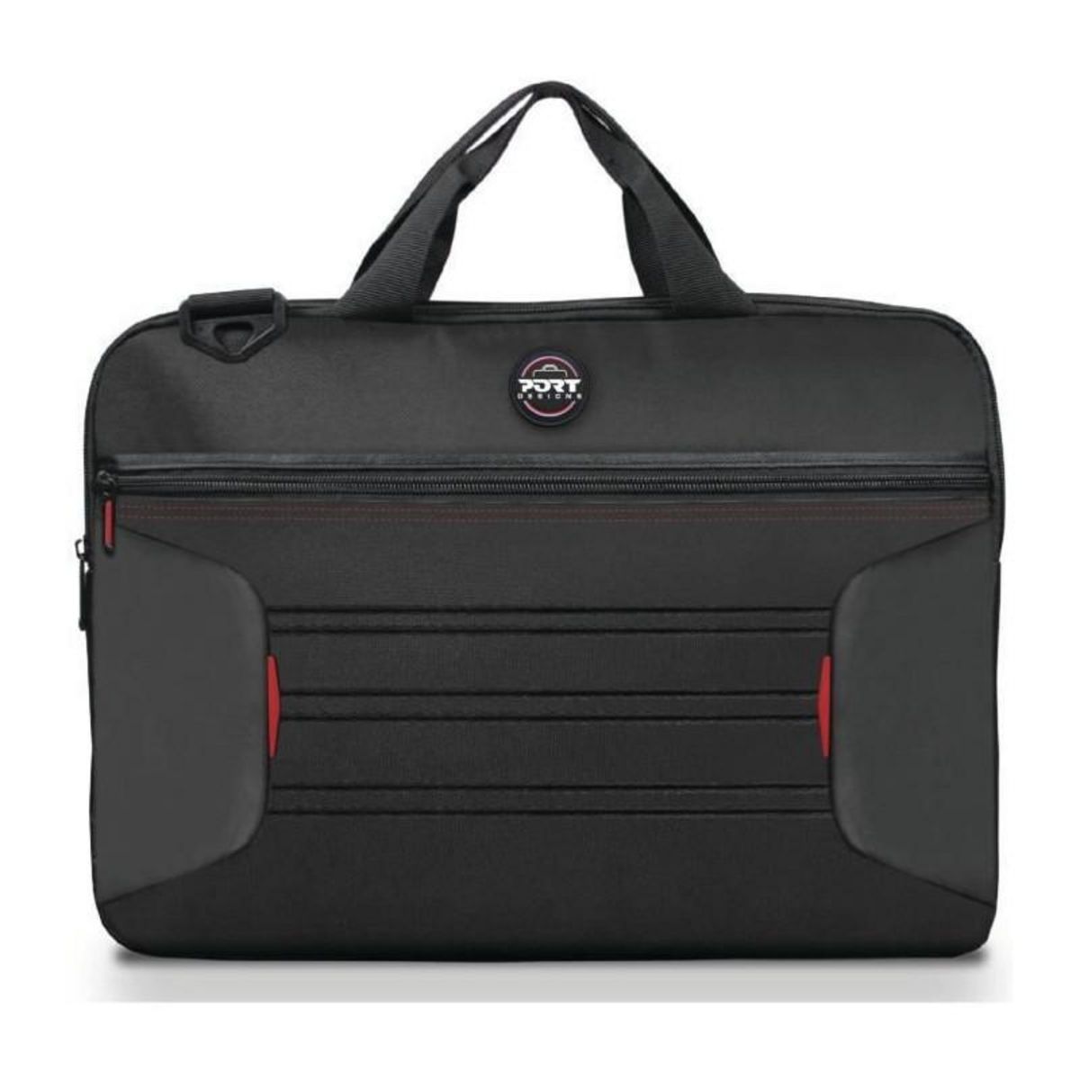 PORT DESIGNS PREMIUM PACK : Sacoche pour PC Portable 17 + Souris sans fil + Dungle USB + Adaptateur Type C