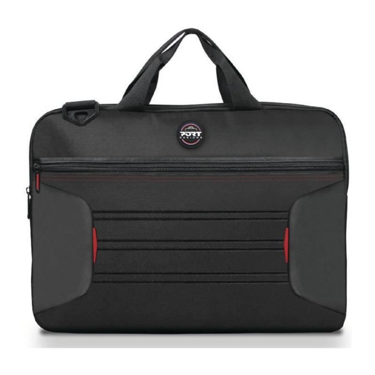 PORT DESIGNS PREMIUM PACK : Sacoche pour PC Portable 17 + Souris sans fil + Dungle USB + Adaptateur Type C