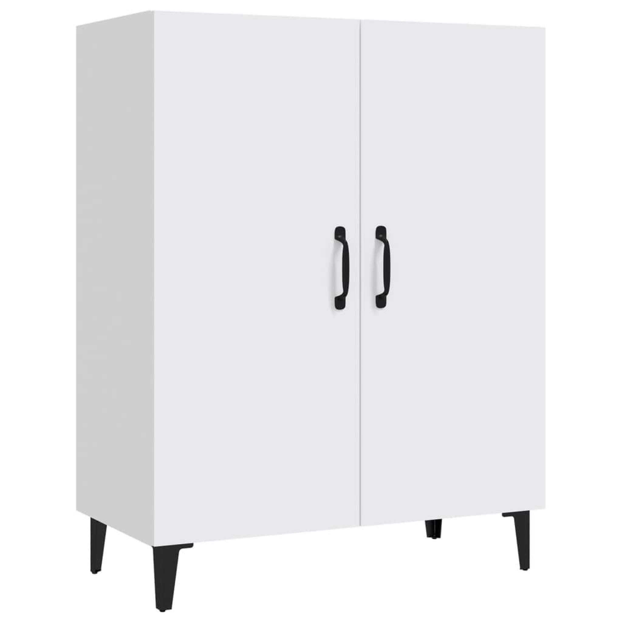 Voir la diapositive 2 : VIDAXL Buffet Blanc 70x34x90 cm Bois d'ingenierie