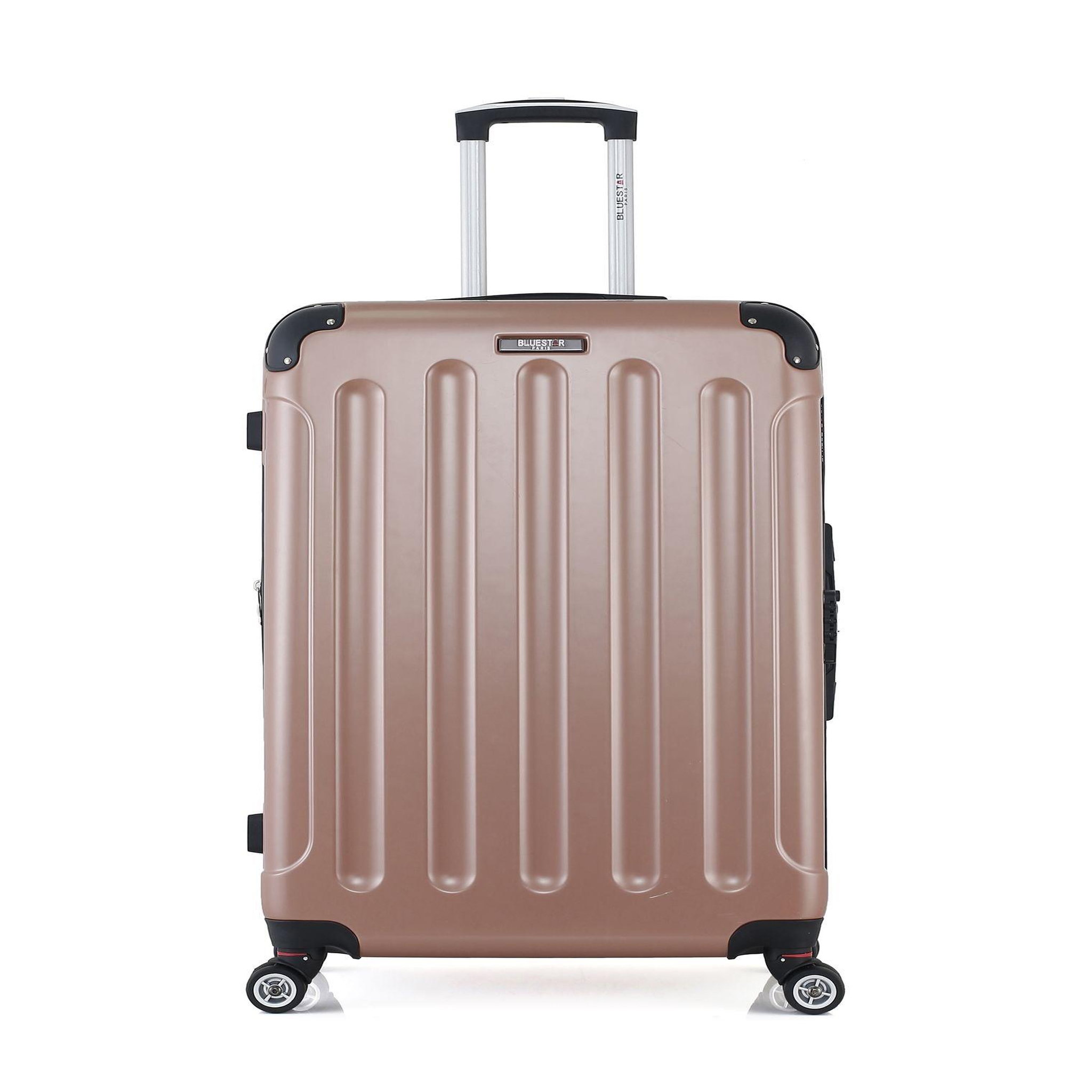 BLUESTAR Bluestar - valise grand format tunis-b 75 cm 4 roues. Coloris disponibles : Vert, Gris, Rose, Bleu