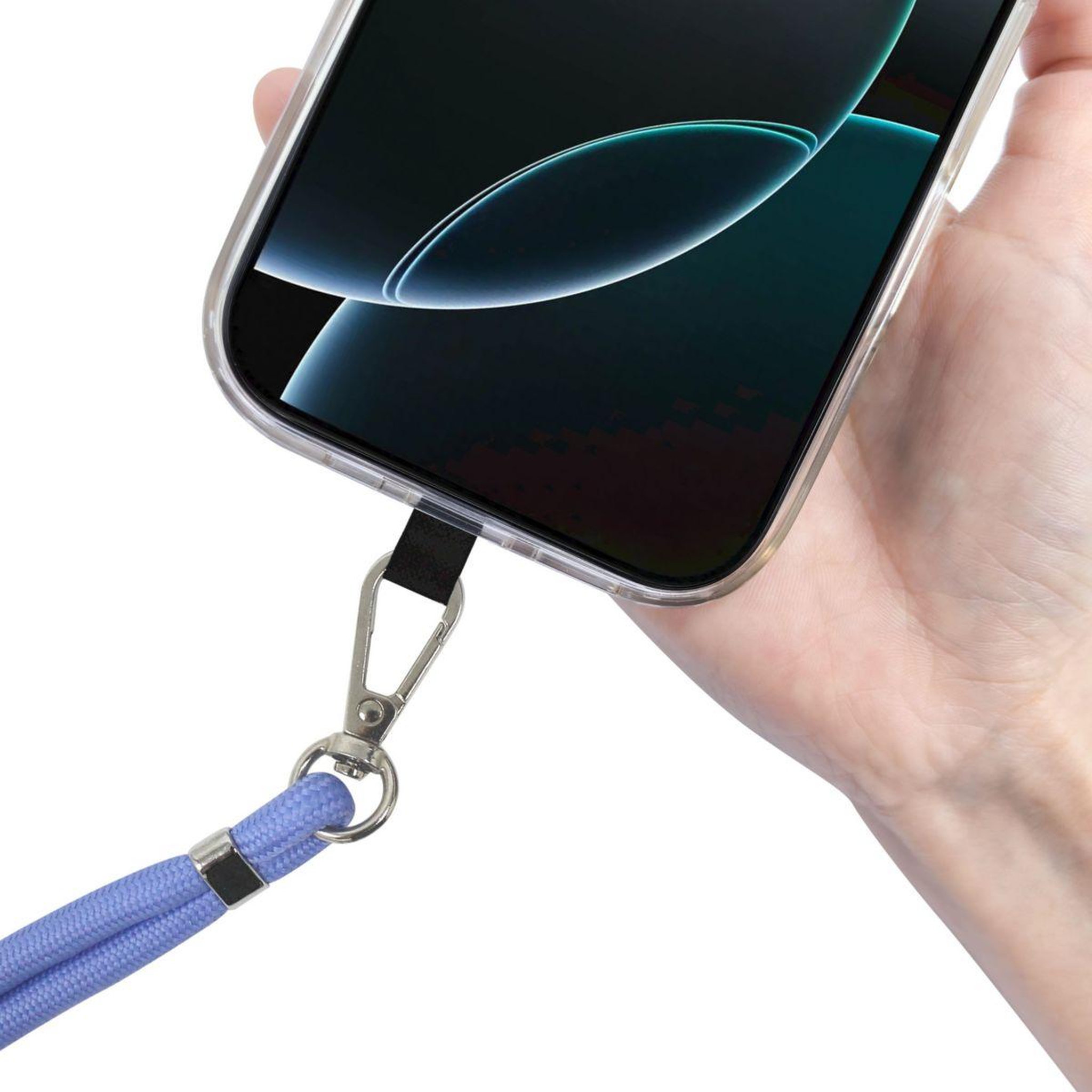 Voir la diapositive 3 : ESSENTIEL B Cordon téléphone amovible violet doux