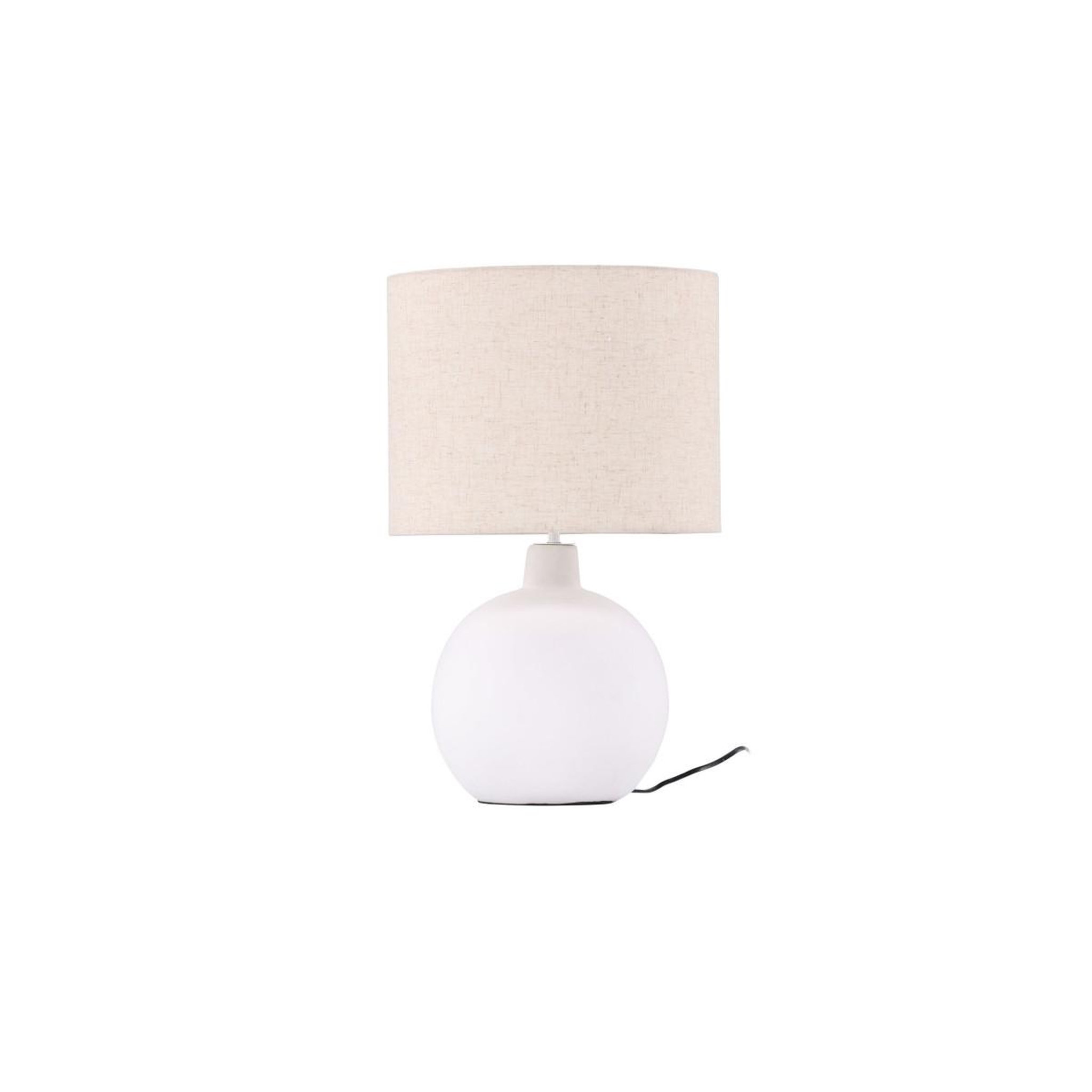 Voir la diapositive 6 : Paris Prix Lampe à poser déco  torcello  51cm beige