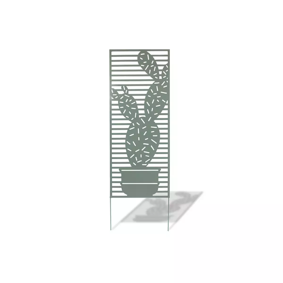 Nortene Panneau décoratif ajouré en acier motif cactus