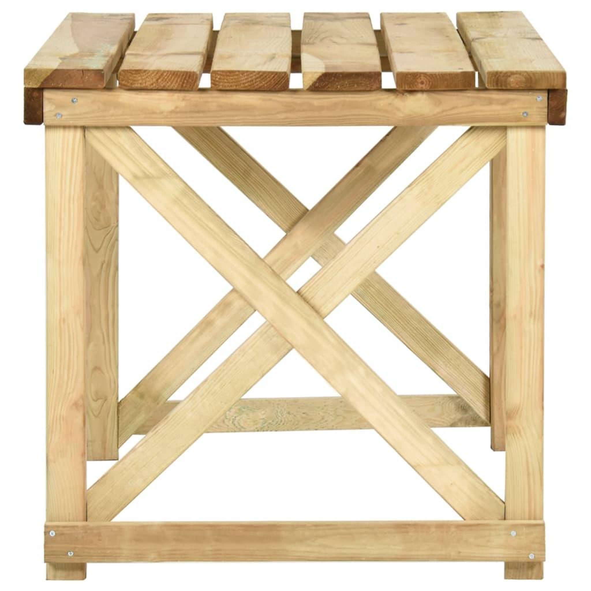 Voir la diapositive 3 : VIDAXL Table de jardin 110x79x75 cm Bois de pin impregne
