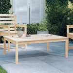 VIDAXL Table de jardin 121x82,5x45 cm bois massif de pin