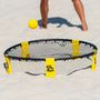 Voir la diapositive 2 : WOWSY Set de Smashball jaune 90cm avec 3 ballons, une pompe et un sac de transport