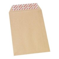 AUCHAN Enveloppes papier kraft 162x22mm auto adhésive x25 25 pièces pas  cher 