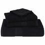 Voir la diapositive 4 : VIDAXL Serviettes de sauna 10 pcs noir 80x200 cm 360 g m² 100% coton