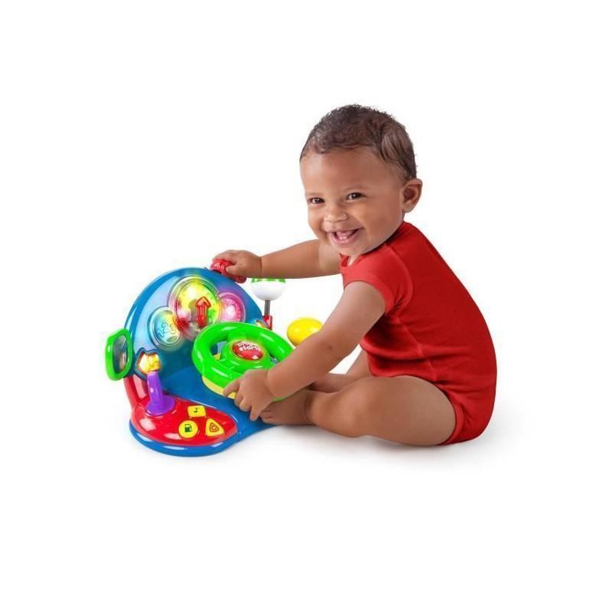 Voir la diapositive 3 : Bright Starts Jouet interactif Bright Starts Volant Lights & Colors