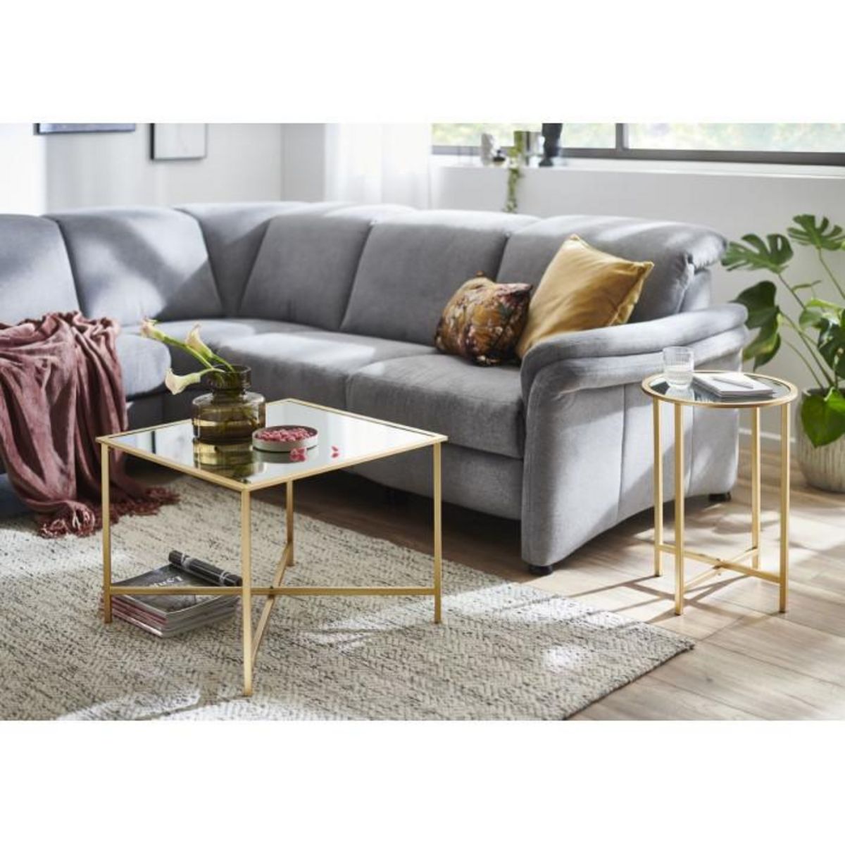 Paris Prix Table d'Appoint Design  Polavo  60cm Or