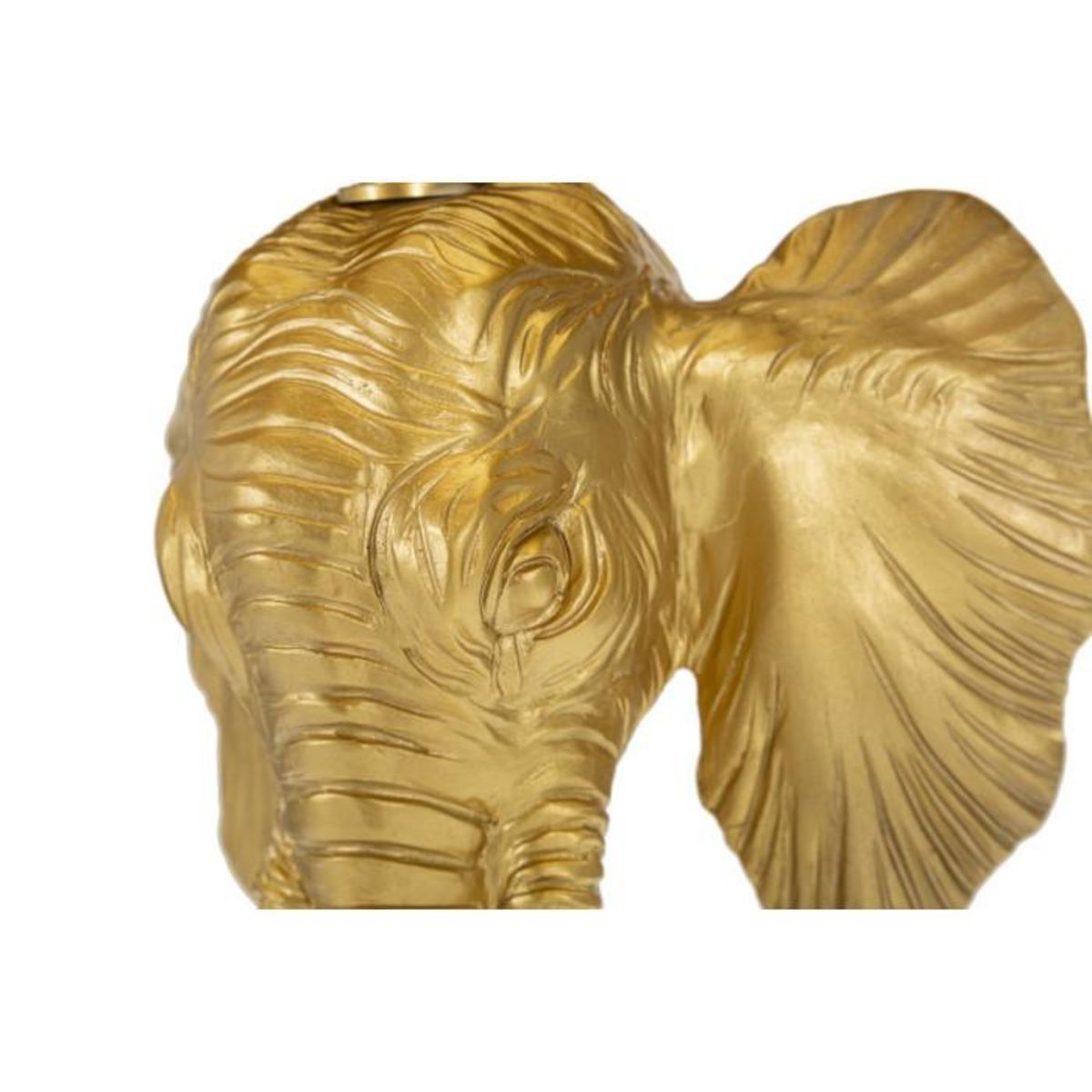 Paris Prix Lampe à Poser Design  Elephant  59cm Or & Noir