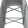 Voir la diapositive 5 : VIDAXL Lit sureleve de jardin Acier enduit de poudre 114x40x68 cm gris