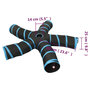Voir la diapositive 6 : VIDAXL Tunnel pour chats a 5 voies Noir et bleu 25 cm Polyester