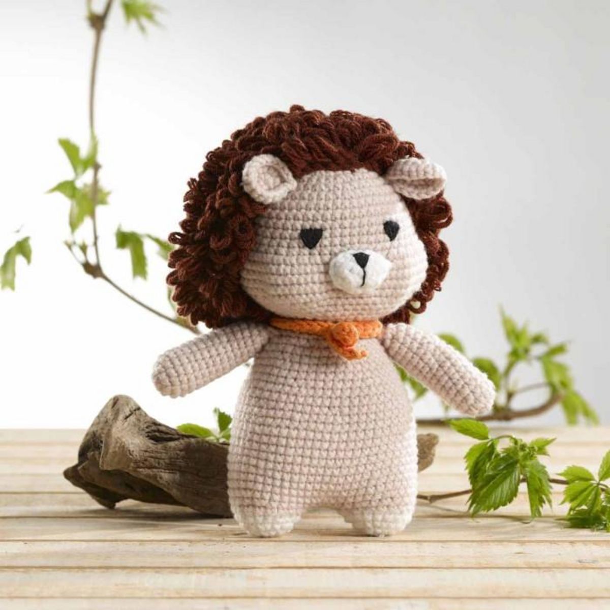 Paris Prix Kit Complet Amigurumi  Léon le Lion  18cm Naturel