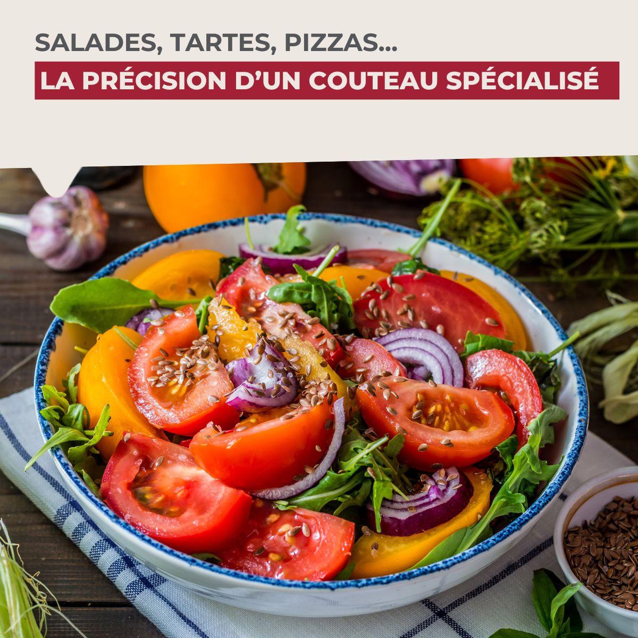 Voir la diapositive 5 : Fackelmann Couteau à tomates lame crantée 11 cm Fackelmann