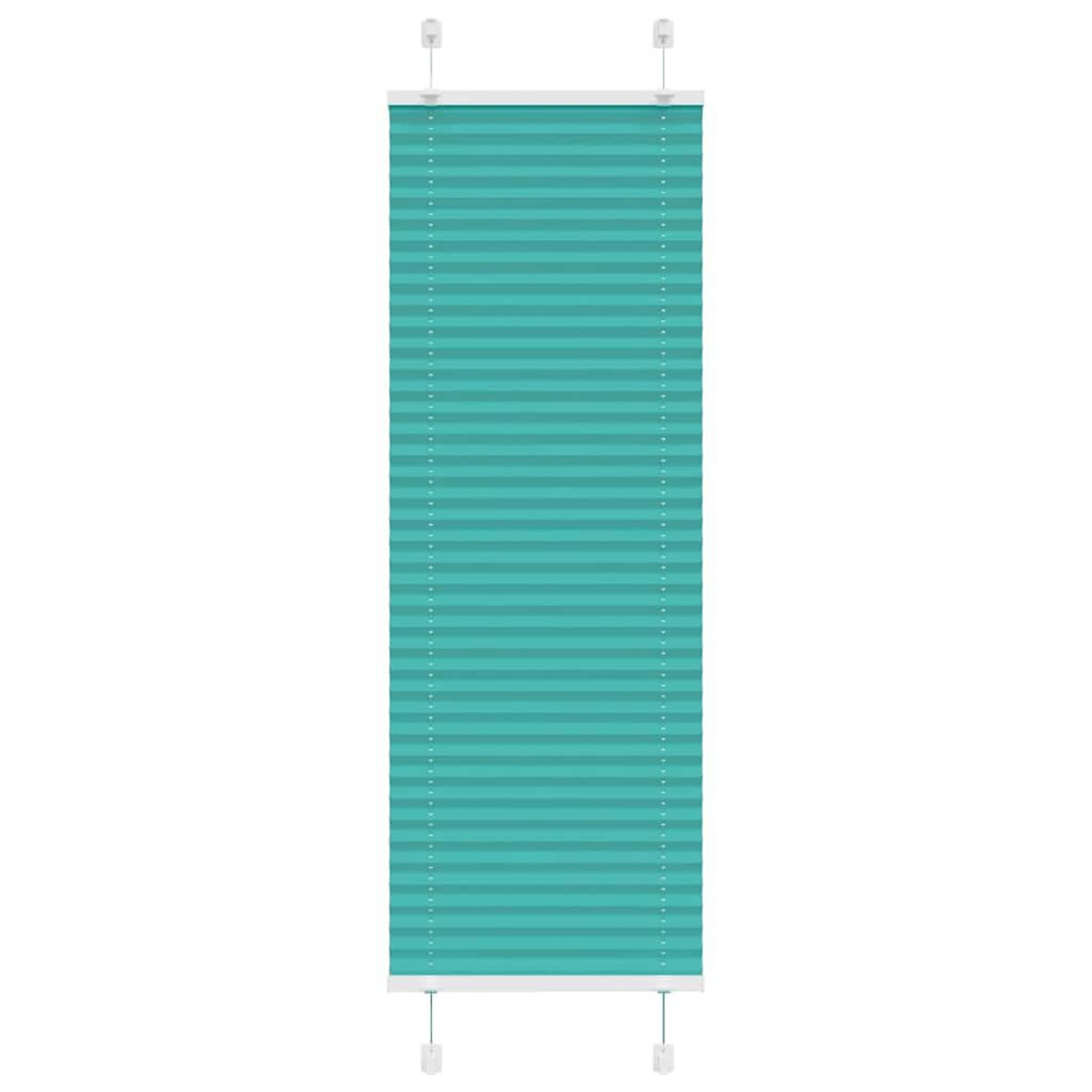 VIDAXL Store plisse vert petrole 45x150 cm largeur du tissu 44,4 cm