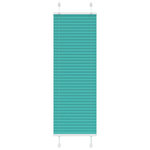 VIDAXL Store plisse vert petrole 45x150 cm largeur du tissu 44,4 cm