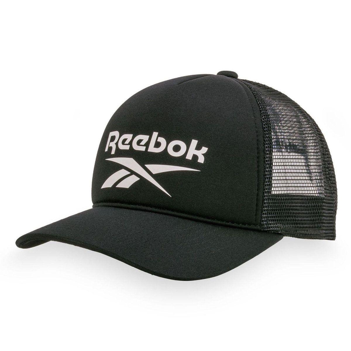 Reebok Casquette baseball en polyester avec mousse devant et filet Aero Cap