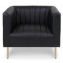 Voir la diapositive 1 : Paris Prix Fauteuil Design  Taylor  84cm Noir