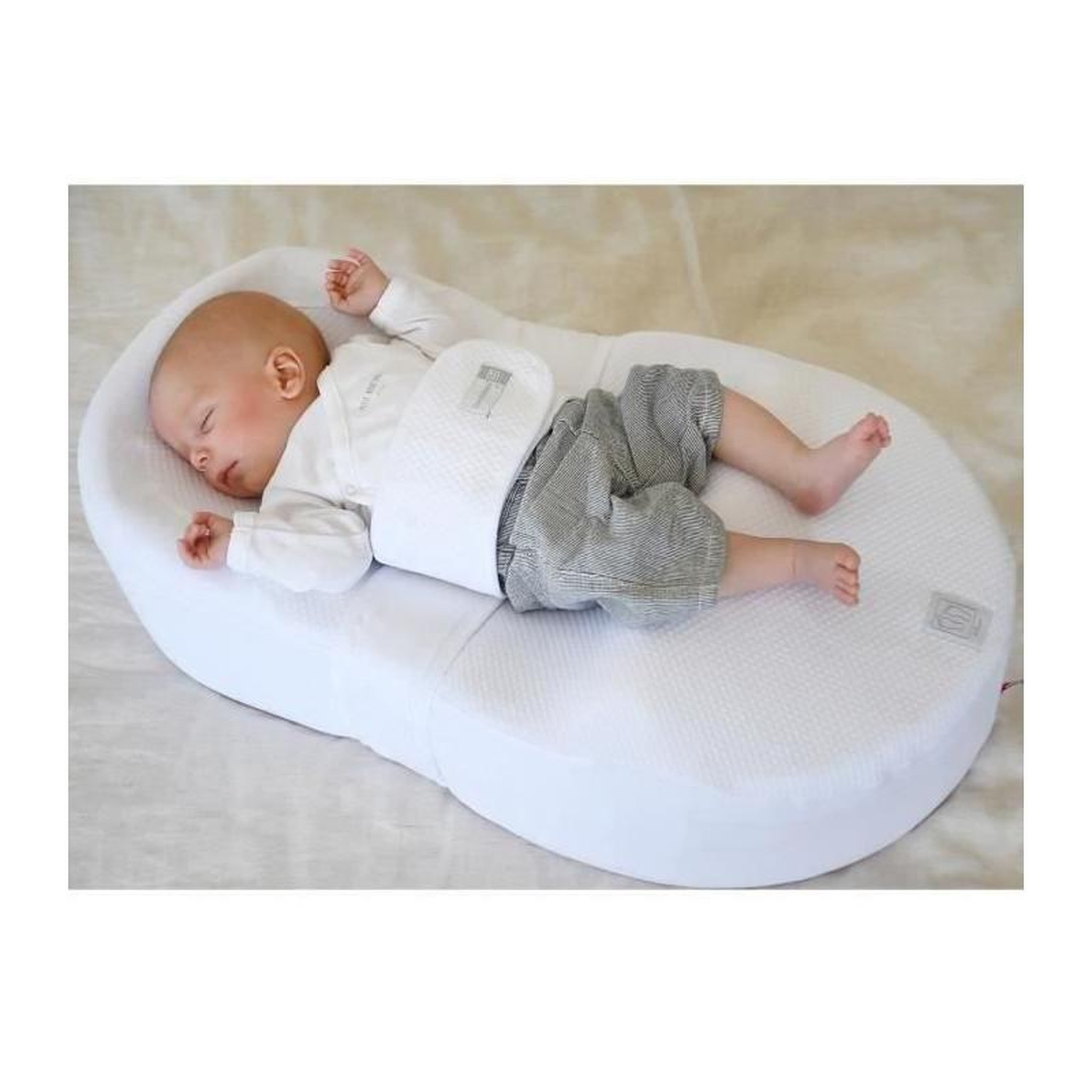 Voir la diapositive 3 : RED CASTLE Red castle/ Cocoonababy- Fleur de coton Blanc