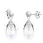 Voir la diapositive 1 : SC CRYSTAL Boucles d'oreilles SC Crystal ornées de Cristaux Scintillants