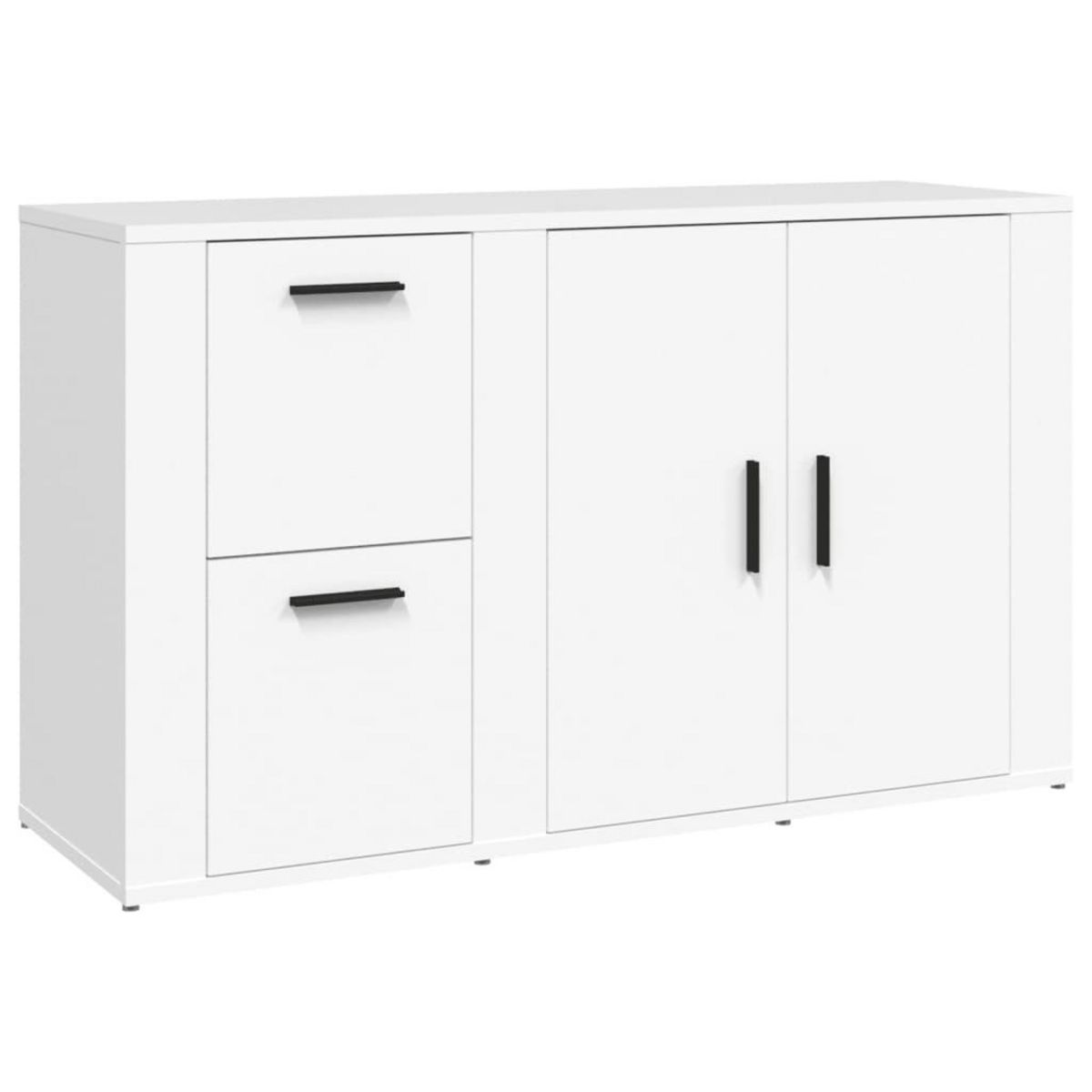 VIDAXL Buffet Blanc 100x33x59,5 cm Bois d'ingenierie