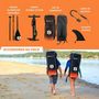Voir la diapositive 5 : SIMPLE PADDLE Paddle Gonflable 9'2 - XS SIMPLE PADDLE 9'2  30'' 5'' (278x76x13 cm), avec Pagaie, Leash, Pompe et Sac de Transport