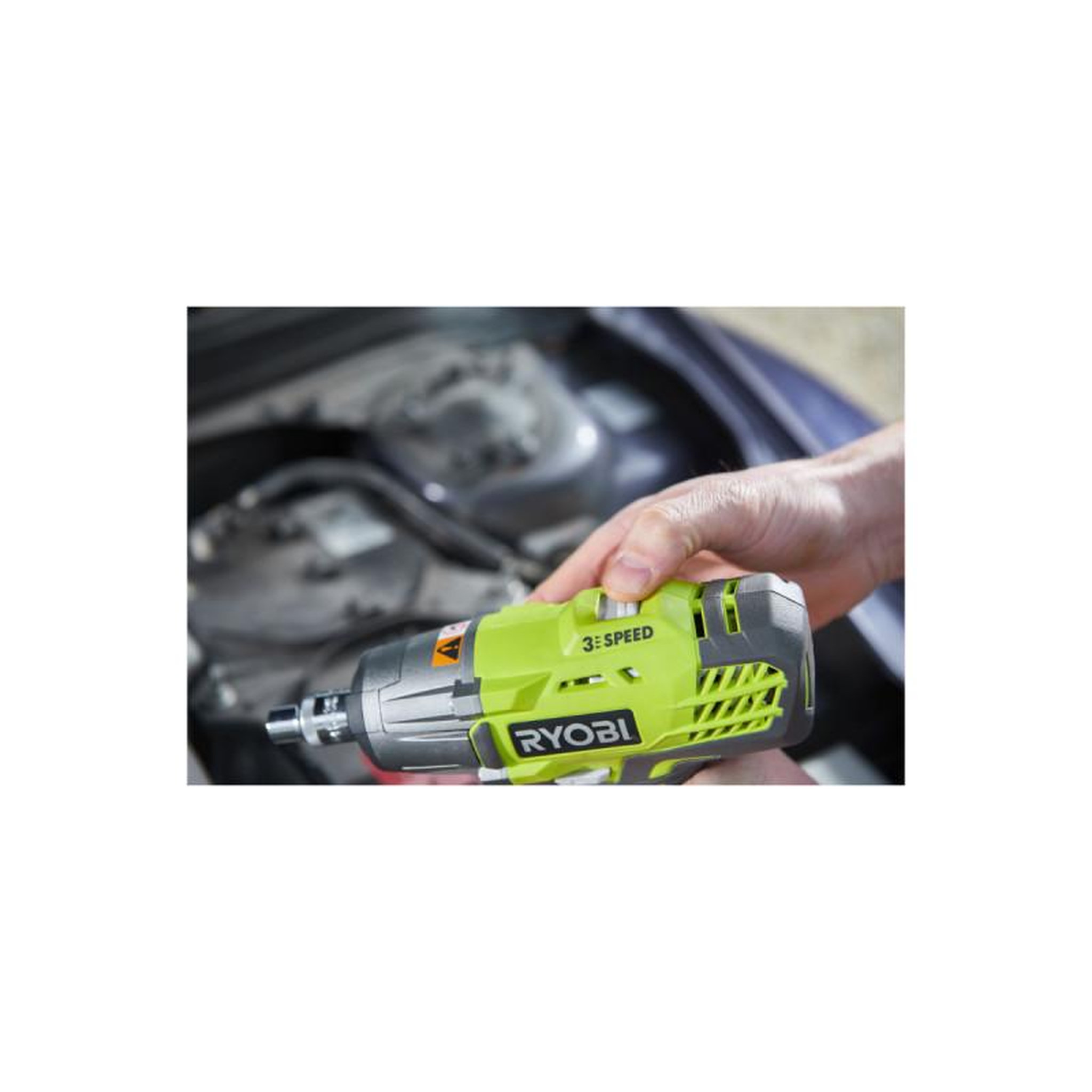 Voir la diapositive 4 : Ryobi Pack RYOBI Boulonneuse à chocs R18IW3-0 - 18V One+ - 1 Batterie 2.0Ah - 1 Chargeur rapide