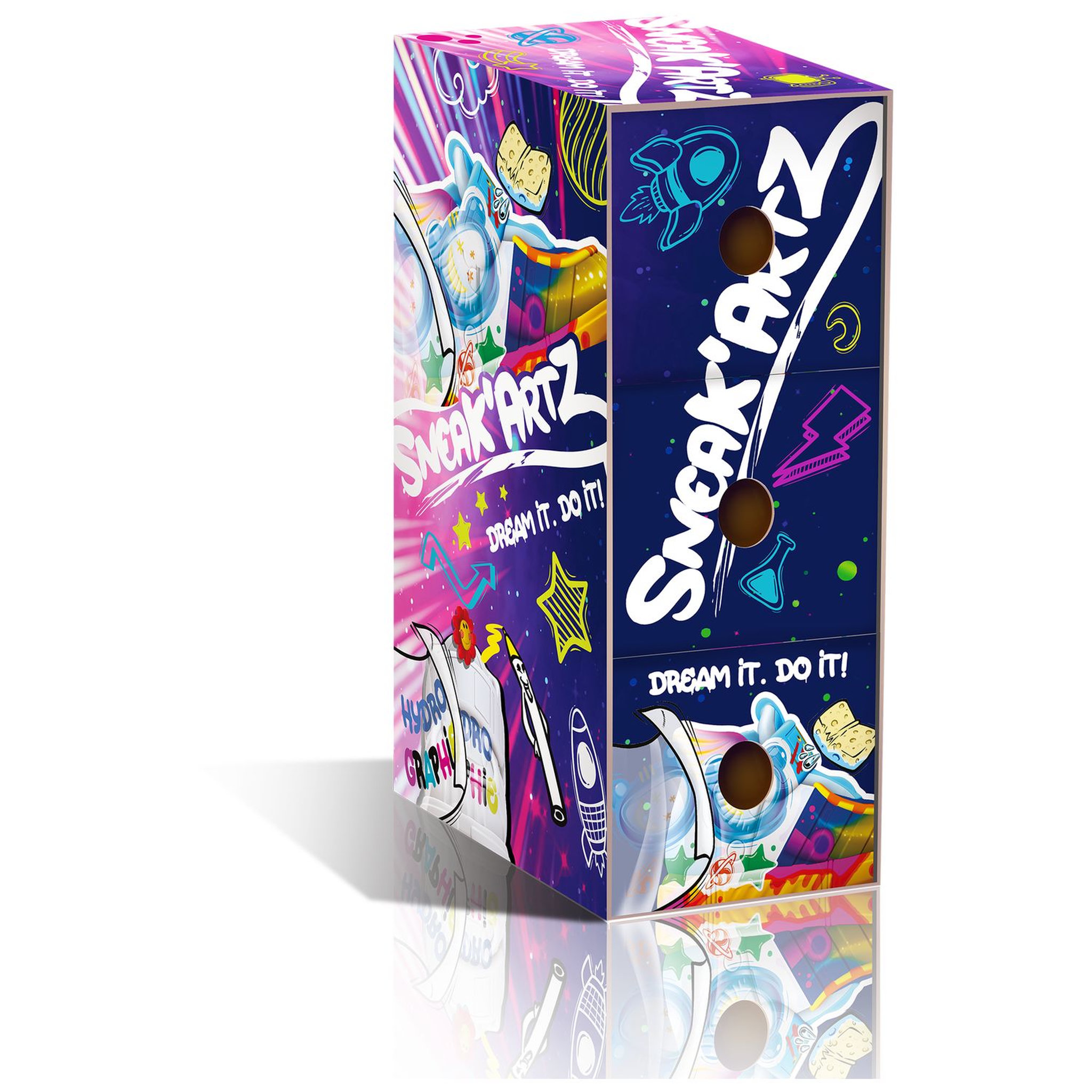 Voir la diapositive 1 : SPLASH TOYS Peinture - Sneak'Artz Starter Set - série 2 
