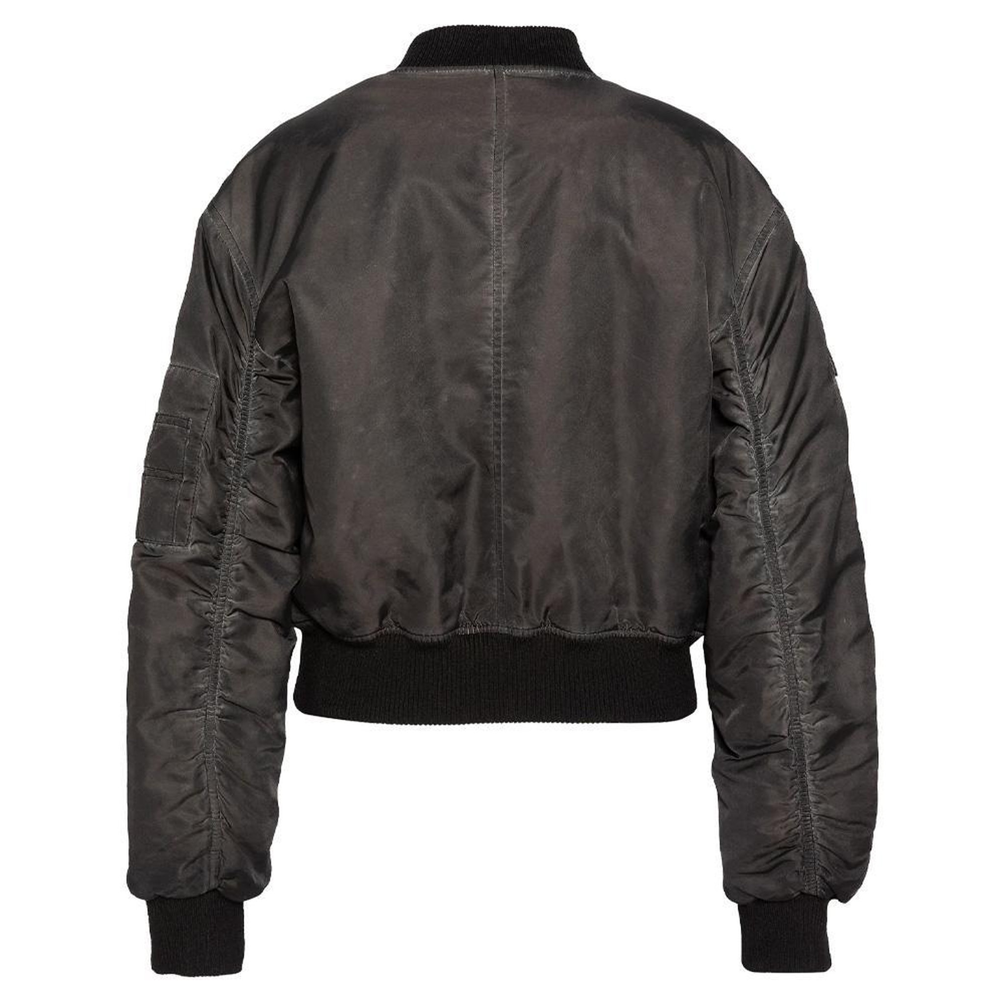 Voir la diapositive 3 : Schott Veste bomber femme noir  schott oversize washed