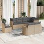 Voir la diapositive 1 : VIDAXL Salon de jardin avec coussins 8 pcs beige resine tressee