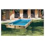 Voir la diapositive 2 : UBBINK Piscine hors sol bois rectangulaire - 300x555x140cm - Liner Bleu -SUNWATER