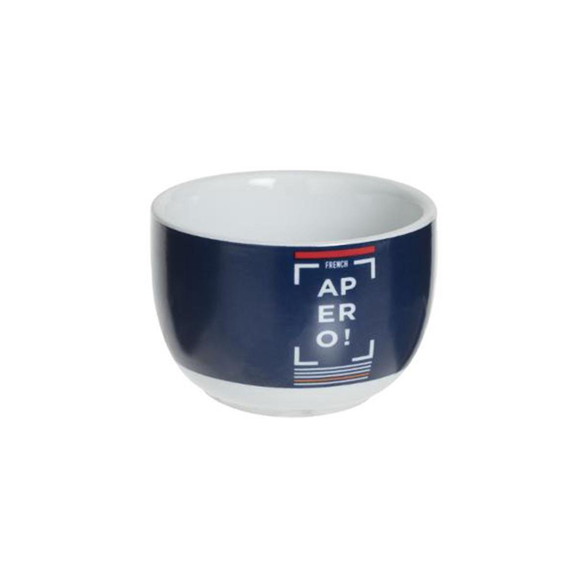 Voir la diapositive 3 : SECRET DE GOURMET Set apéritif 4 pièces  french  27cm blanc & bleu