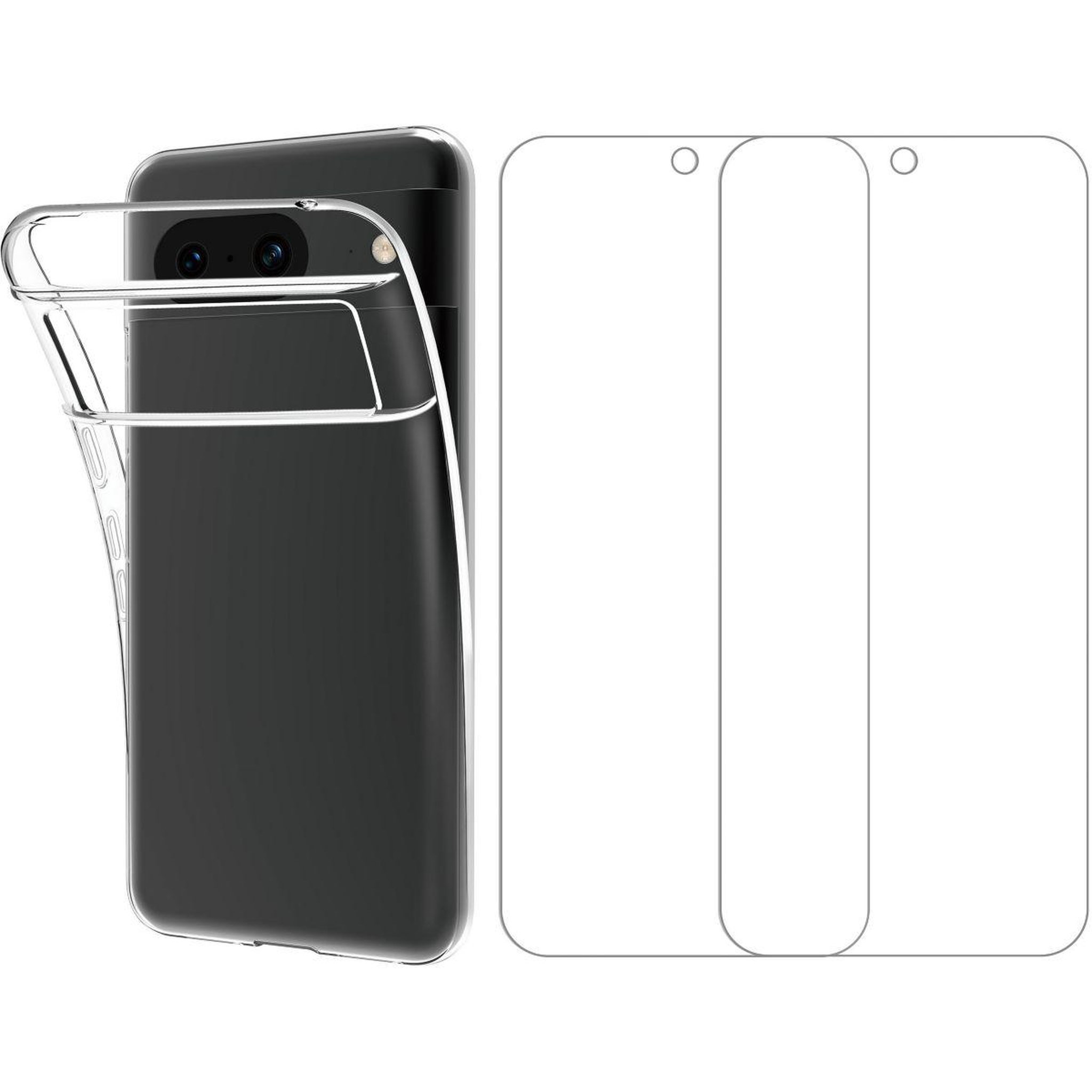 ESSENTIEL B Pack google pixel 8a coque + verre trempé x2