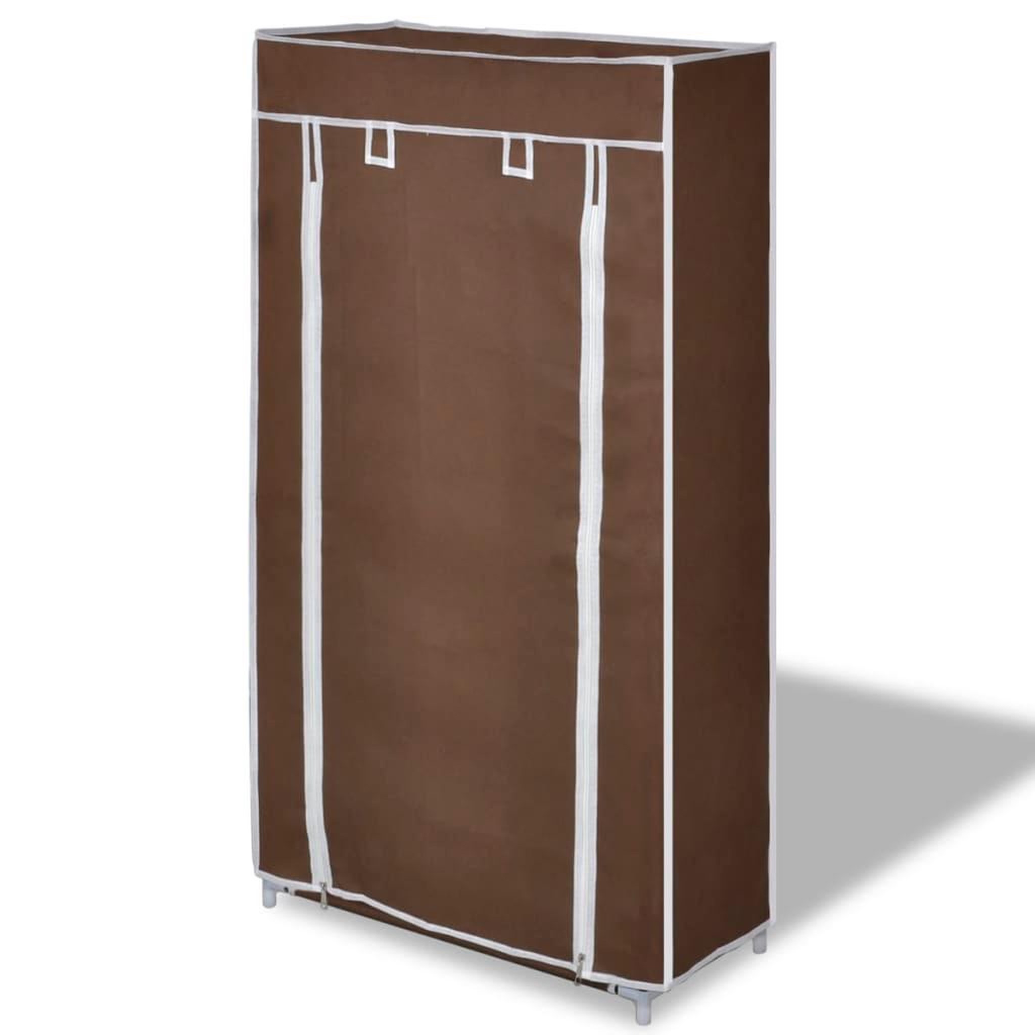 Voir la diapositive 3 : VIDAXL Porte-chaussures etageres 58 x 28 x 106 cm Brun