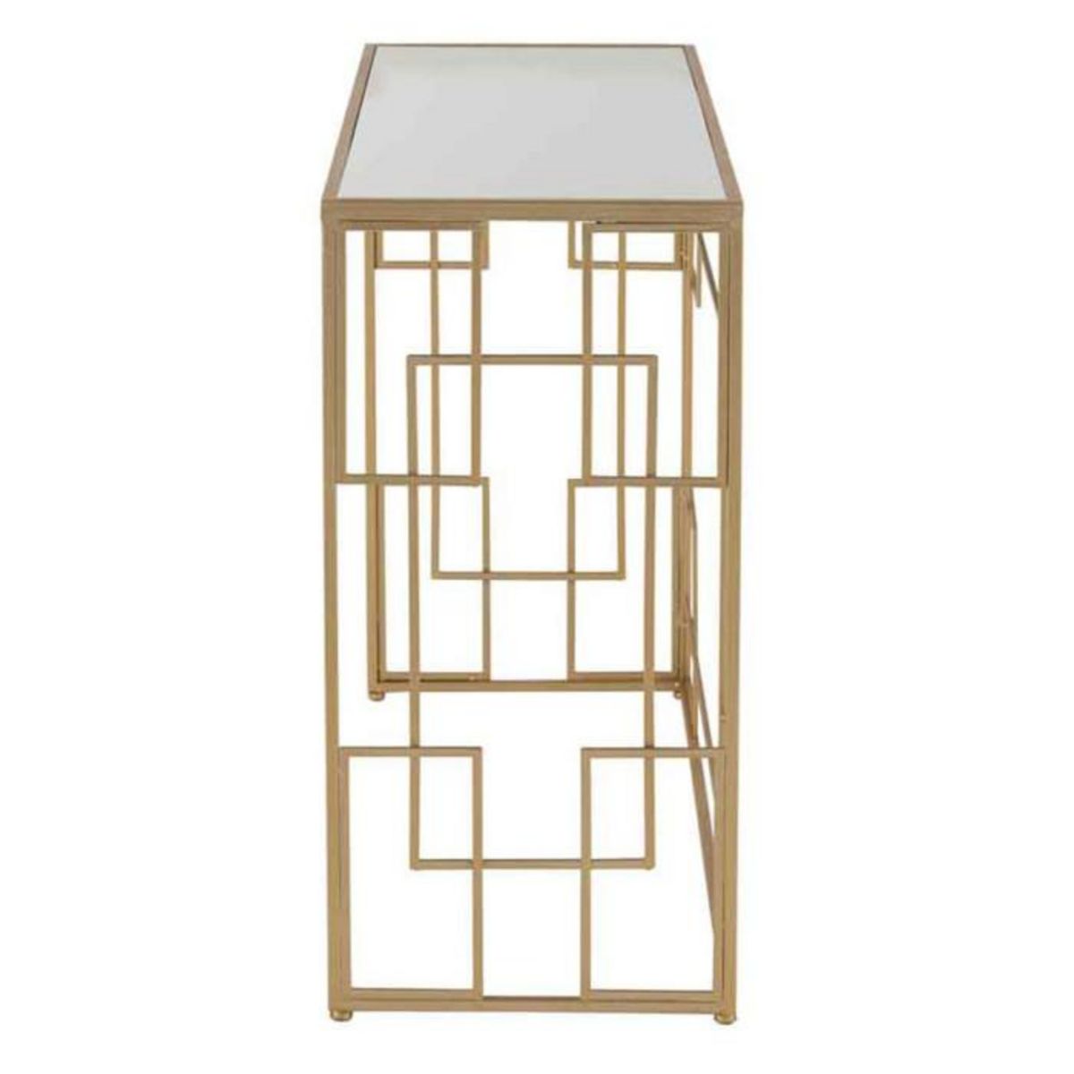 Paris Prix Console Design en Métal  Ridao  120cm Or