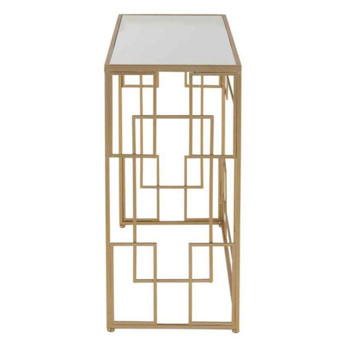 Paris Prix Console Design en Métal  Ridao  120cm Or