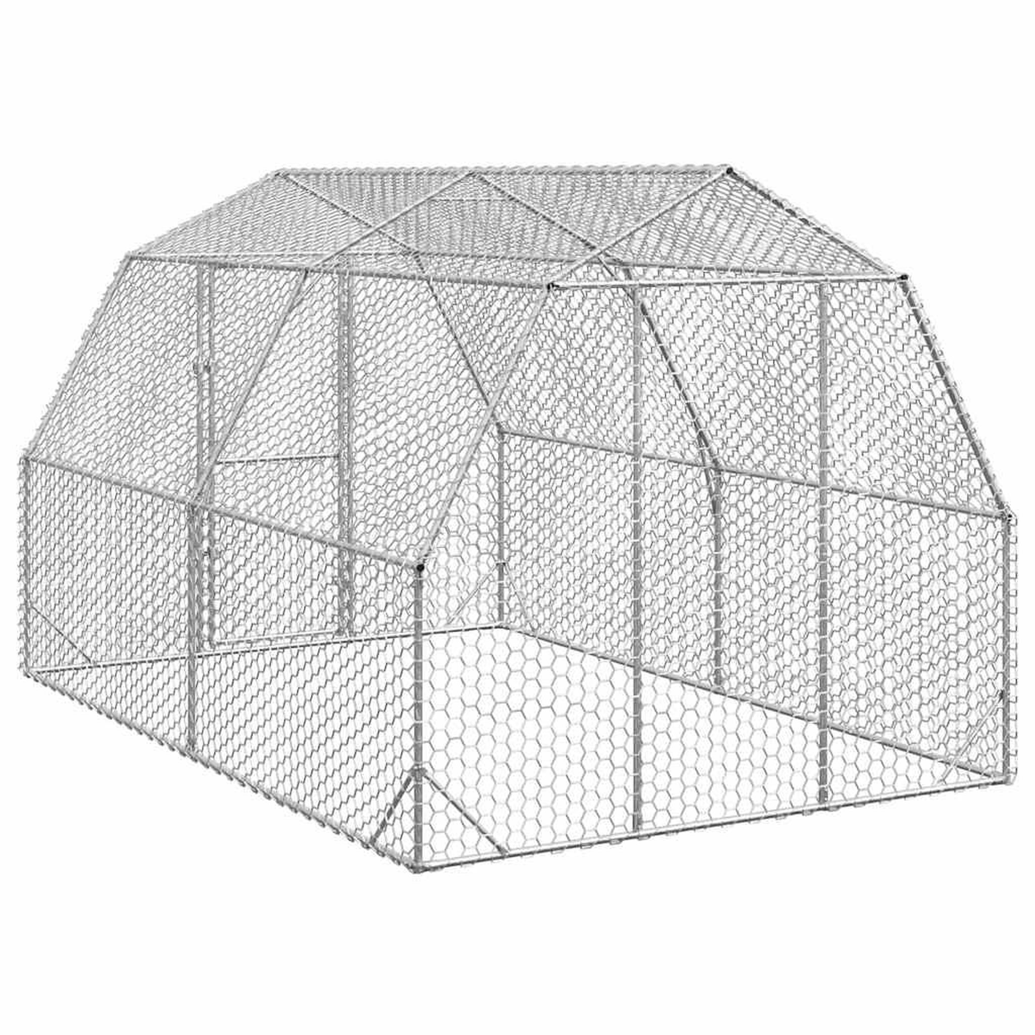 Voir la diapositive 5 : VIDAXL Poulailler 2,5x4x2,25 m acier galvanise