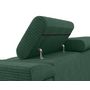 Voir la diapositive 5 : BEST MOBILIER Pablo - canapé droit 2 places avec têtières ajustables - en velours côtelé