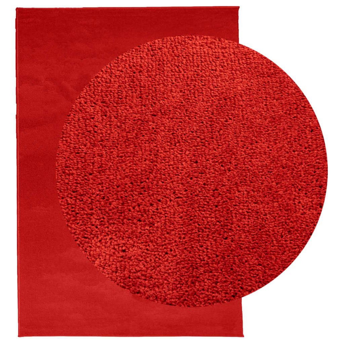 VIDAXL Tapis OVIEDO a poils courts rouge 120x170 cm