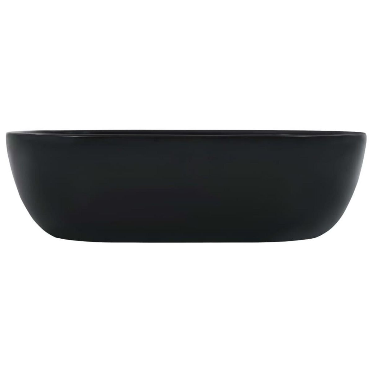 VIDAXL Lavabo 45,5x32x13 cm Ceramique Noir