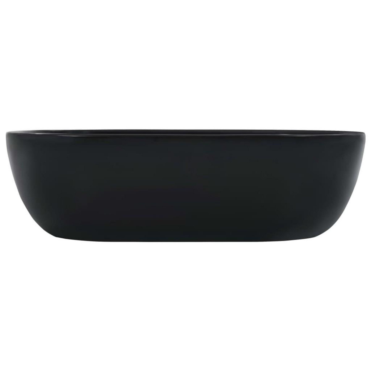 VIDAXL Lavabo 45,5x32x13 cm Ceramique Noir